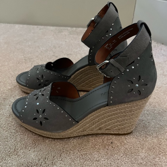 Coach Kelsi Susde Wedge, Heather Grey, NWT, size 11 - Picture 3 of 5